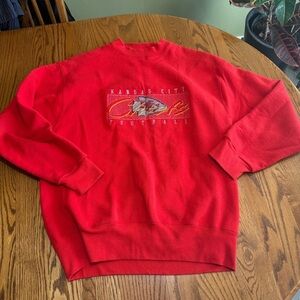 Kansas City Chiefs Vintage Crewneck Size Large